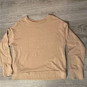 Aerie Offline Cozy Tan Crewneck (M)